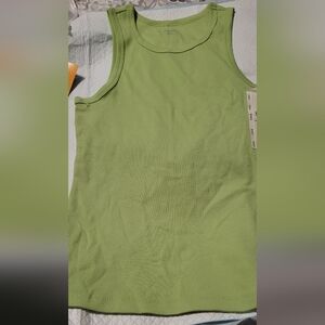 NOBO Light Green Ribbed Fabric